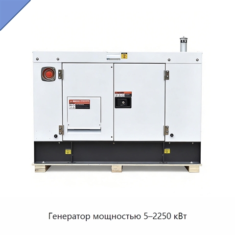 Генератор мощностью 5–2250 кВт