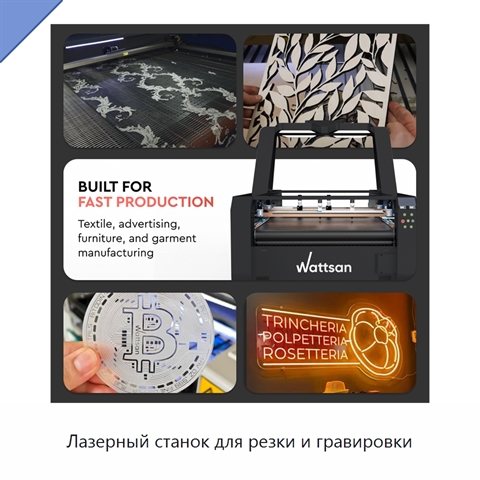 Лазерный станок для резки и гравировки