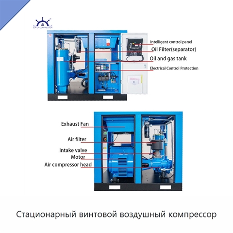 Стационарный винтовой воздушный компрессор