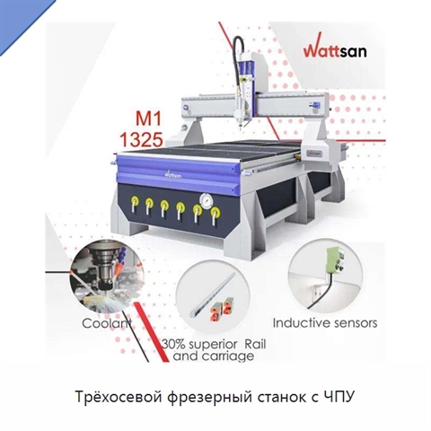 Трёхосевой фрезерный станок с ЧПУ