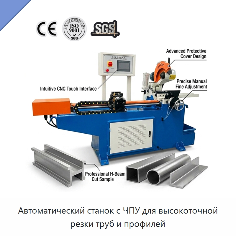 Автоматический станок с ЧПУ для высокоточной резки труб и профилей — Станки для обработки труб