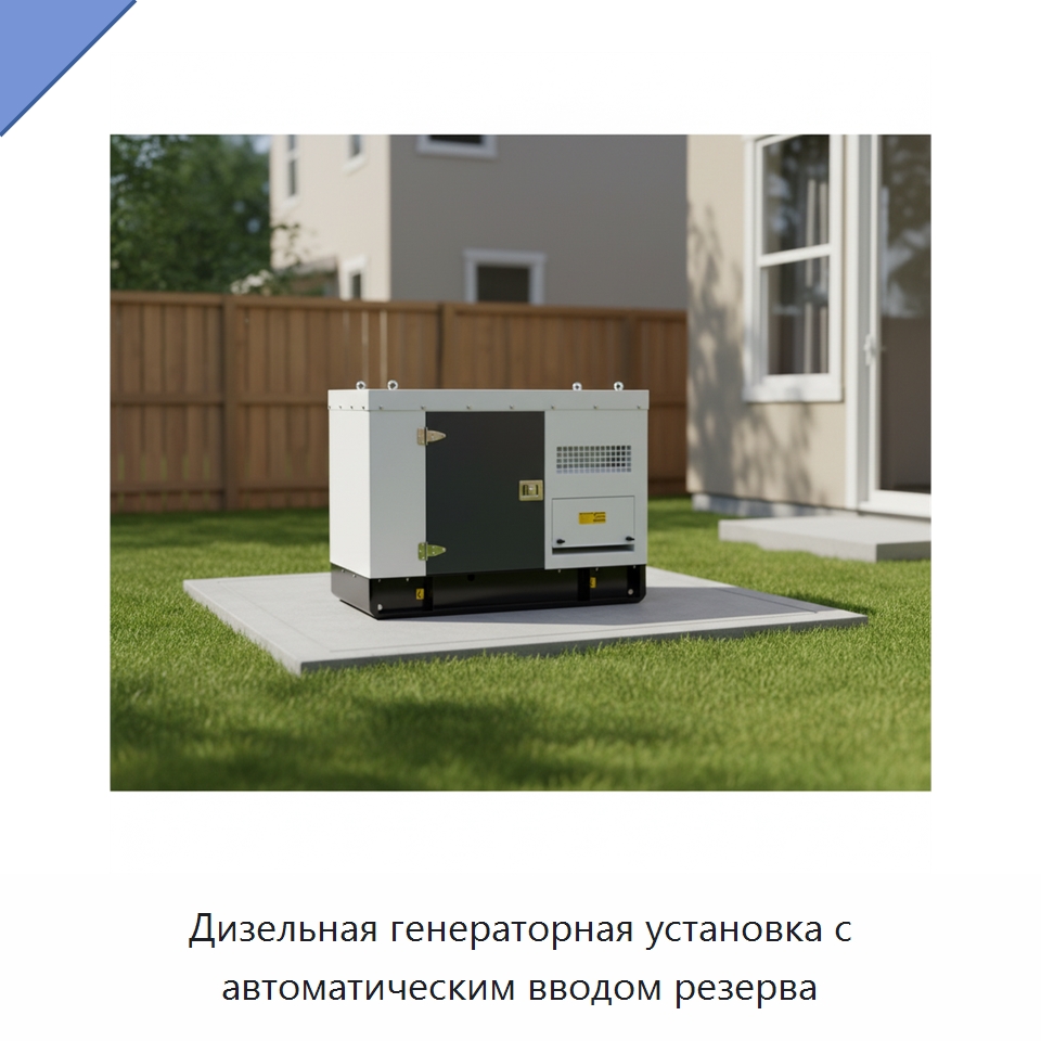 Дизельная генераторная установка с автоматическим вводом резерва — Дизельные генераторы