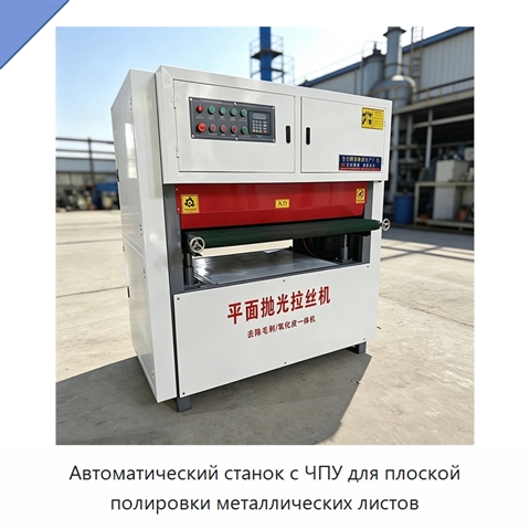 Автоматический станок с ЧПУ для плоской полировки металлических листов