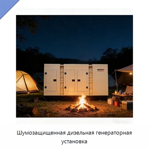 Шумозащищенная дизельная генераторная установка