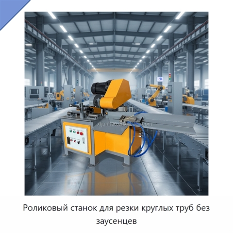 Роликовый станок для резки круглых труб без заусенцев