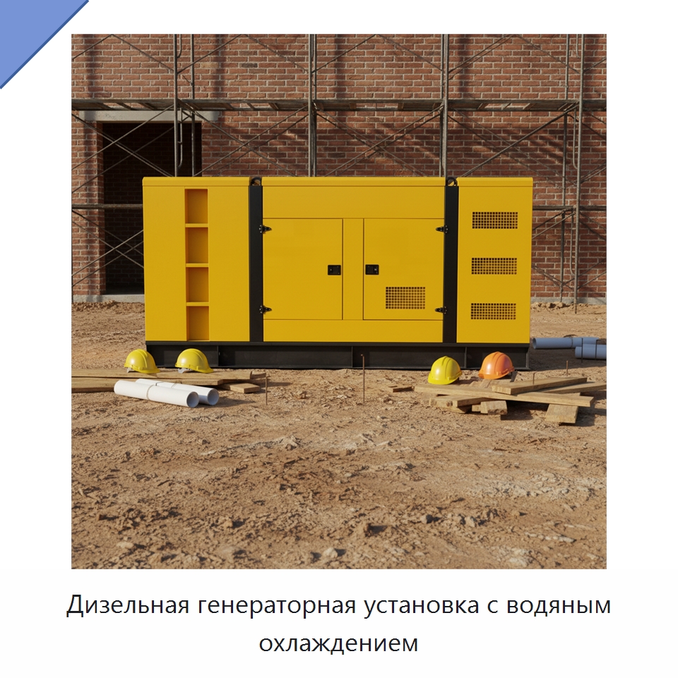 Дизельная генераторная установка с водяным охлаждением — Дизельные генераторы