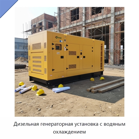 Дизельная генераторная установка с водяным охлаждением