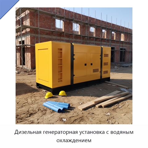 Дизельная генераторная установка с водяным охлаждением