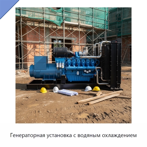 Генераторная установка с водяным охлаждением