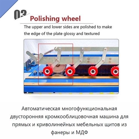 Автоматическая многофункциональная двусторонняя кромкооблицовочная машина для прямых и криволинейных мебельных щитов из фанеры и МДФ