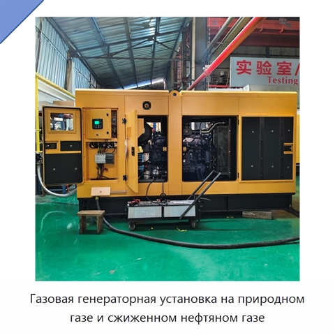 Газовая генераторная установка на природном газе и сжиженном нефтяном газе