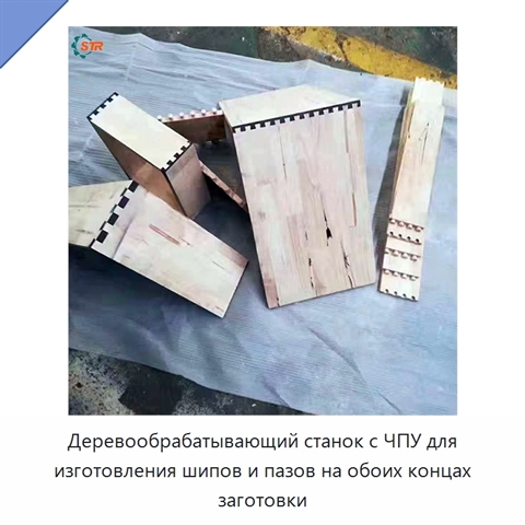Деревообрабатывающий станок с ЧПУ для изготовления шипов и пазов на обоих концах заготовки