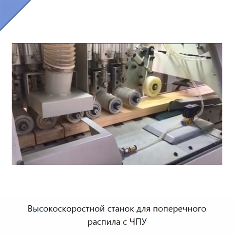 Высокоскоростной станок для поперечного распила с ЧПУ