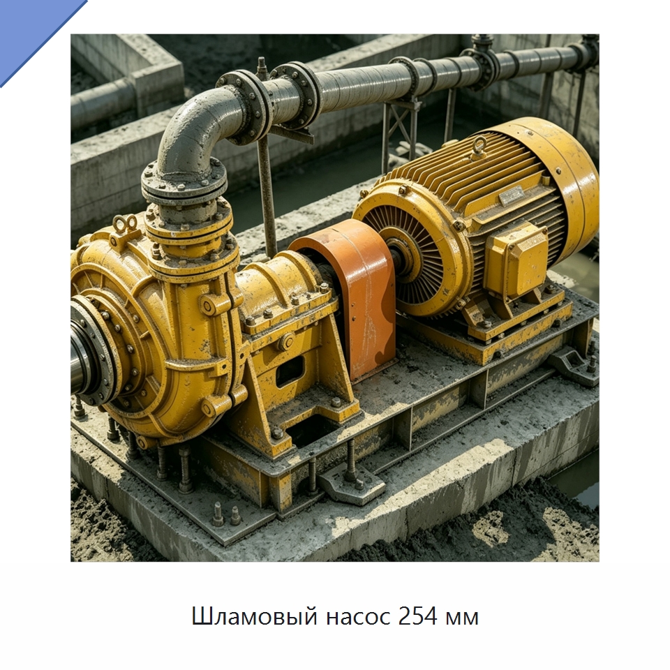Шламовый насос 254 мм — Насосы