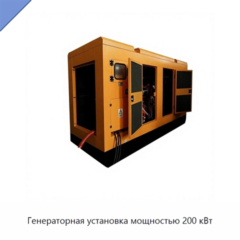 Генераторная установка мощностью 200 кВт