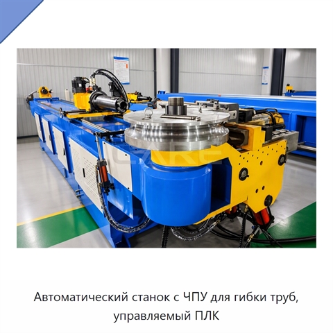 Автоматический станок с ЧПУ для гибки труб, управляемый ПЛК