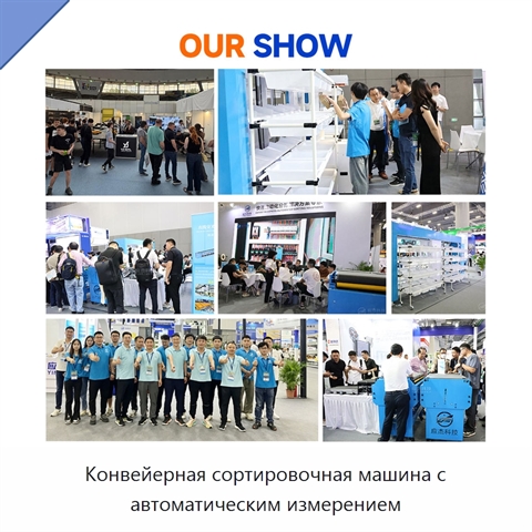 Конвейерная сортировочная машина с автоматическим измерением