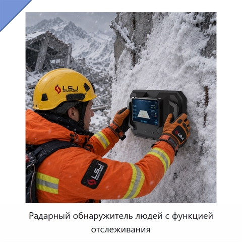 Радарный обнаружитель людей с функцией отслеживания