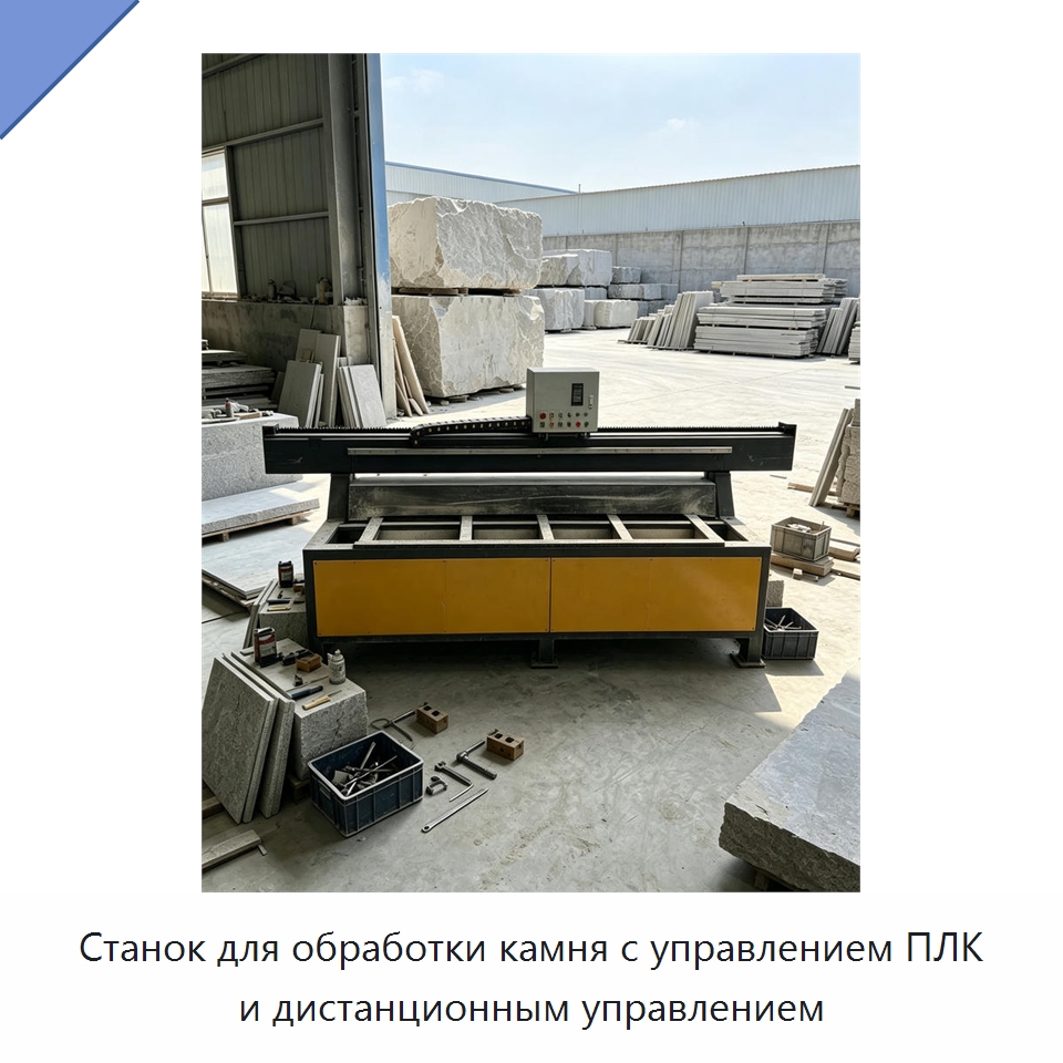 Станок для обработки камня с управлением ПЛК и дистанционным управлением — Оборудование для обработки камня