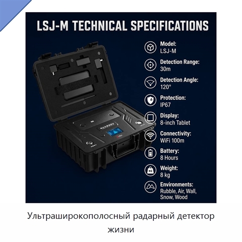 Ультраширокополосный радарный детектор жизни