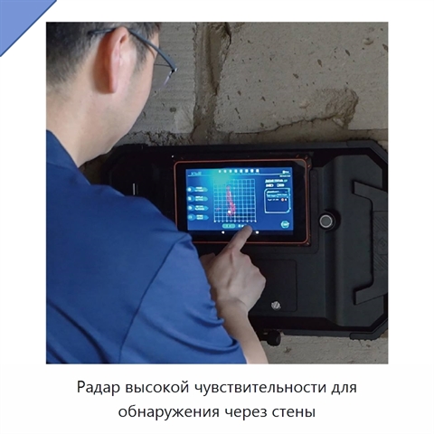 Радар высокой чувствительности для обнаружения через стены