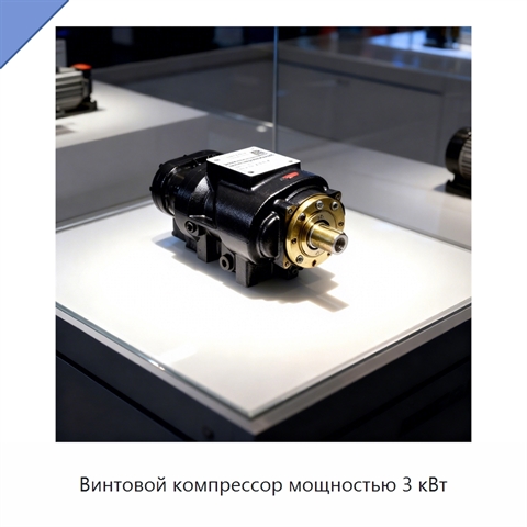 Винтовой компрессор мощностью 3 кВт