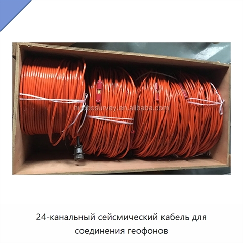 24-канальный сейсмический кабель для соединения геофонов