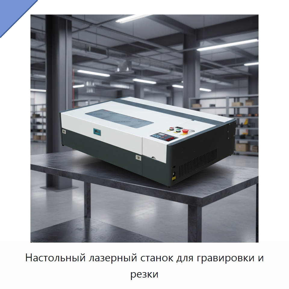 Настольный лазерный станок для гравировки и резки — Лазерные гравировальные станки