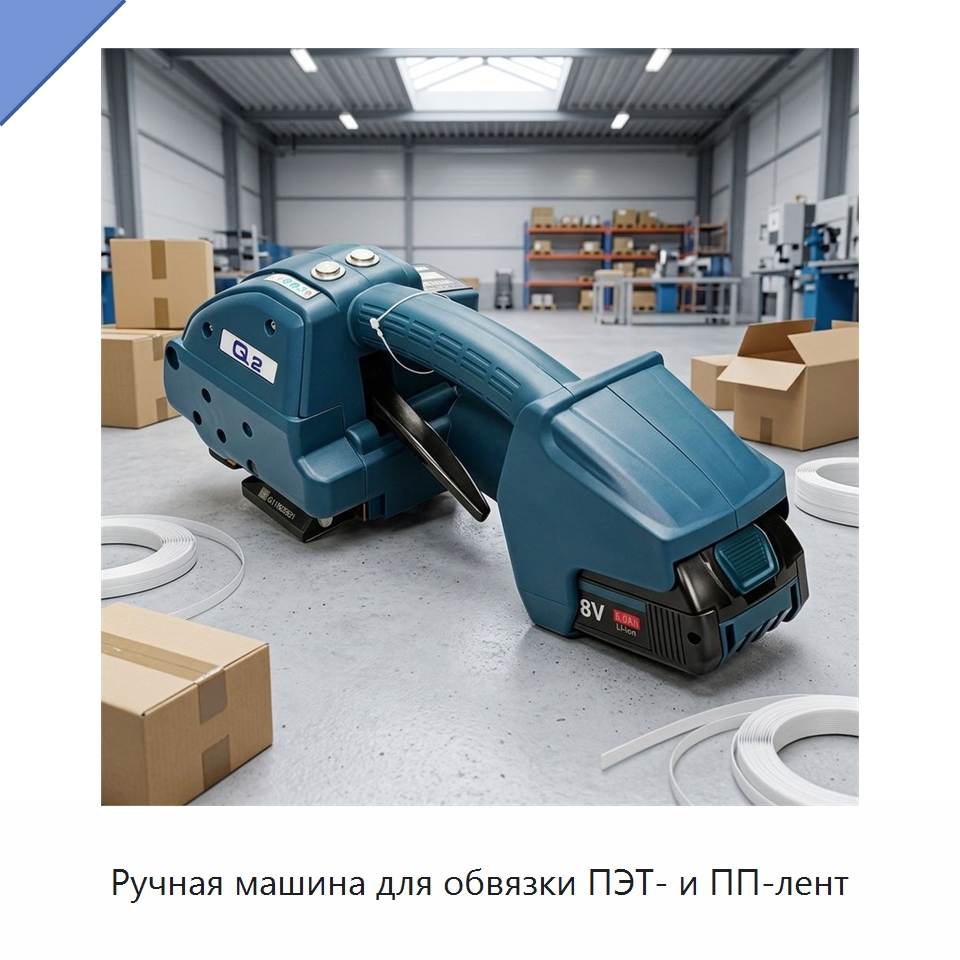 Ручная машина для обвязки ПЭТ- и ПП-лент — Обвязочные машины