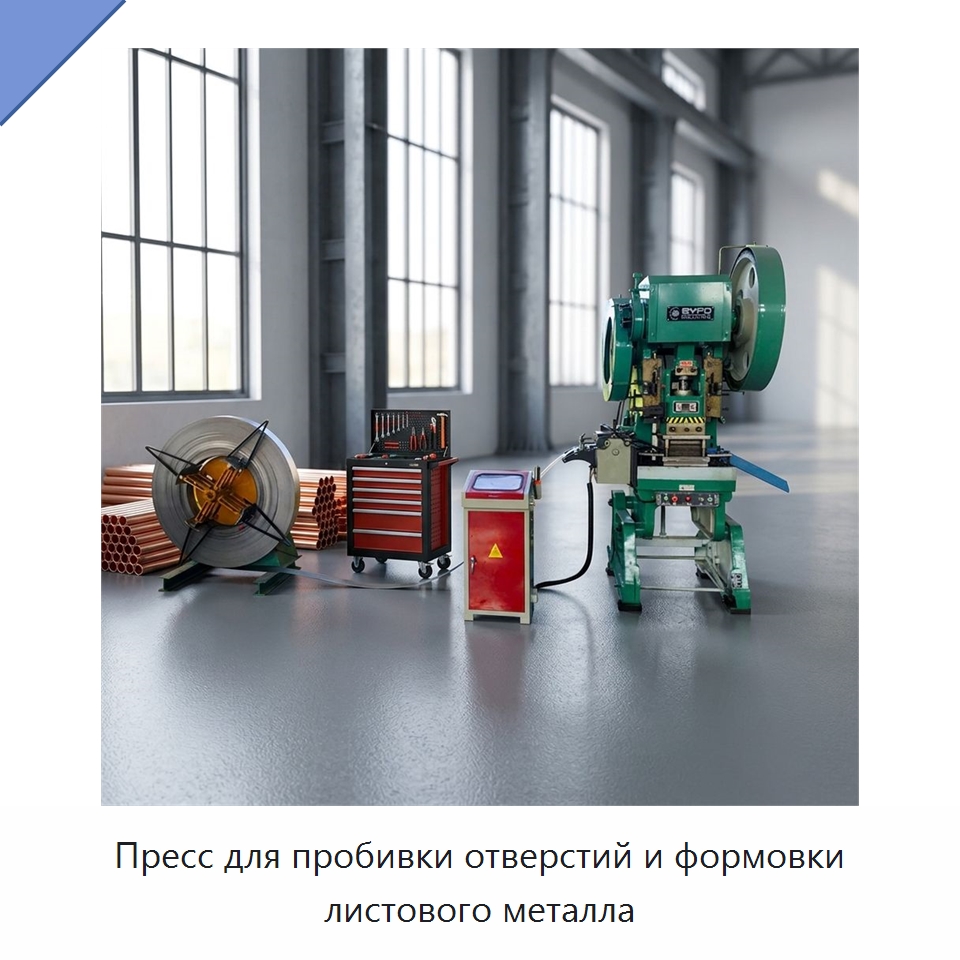 Пресс для пробивки отверстий и формовки листового металла — Гидравлические прессы