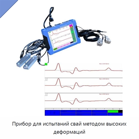 Прибор для испытаний свай методом высоких деформаций