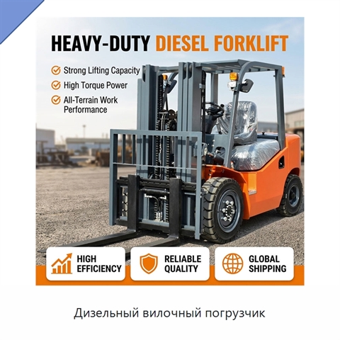 Дизельный вилочный погрузчик