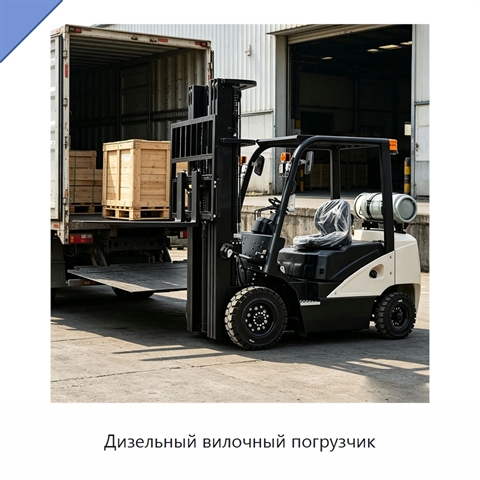Дизельный вилочный погрузчик