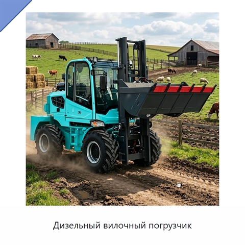 Дизельный вилочный погрузчик