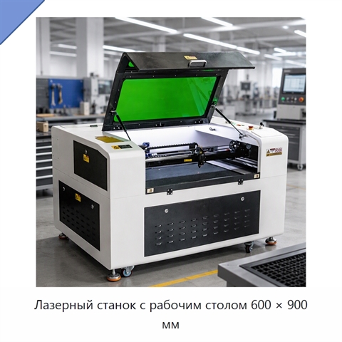 Лазерный станок с рабочим столом 600 × 900 мм