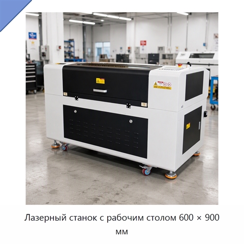 Лазерный станок с рабочим столом 600 × 900 мм