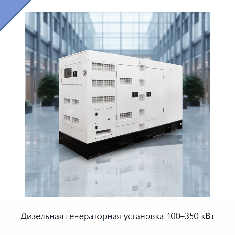 Дизельная генераторная установка 100–350 кВт — Дизельные генераторы