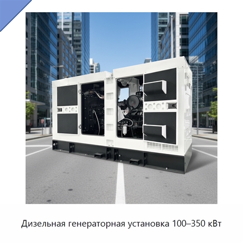 Дизельная генераторная установка 100–350 кВт