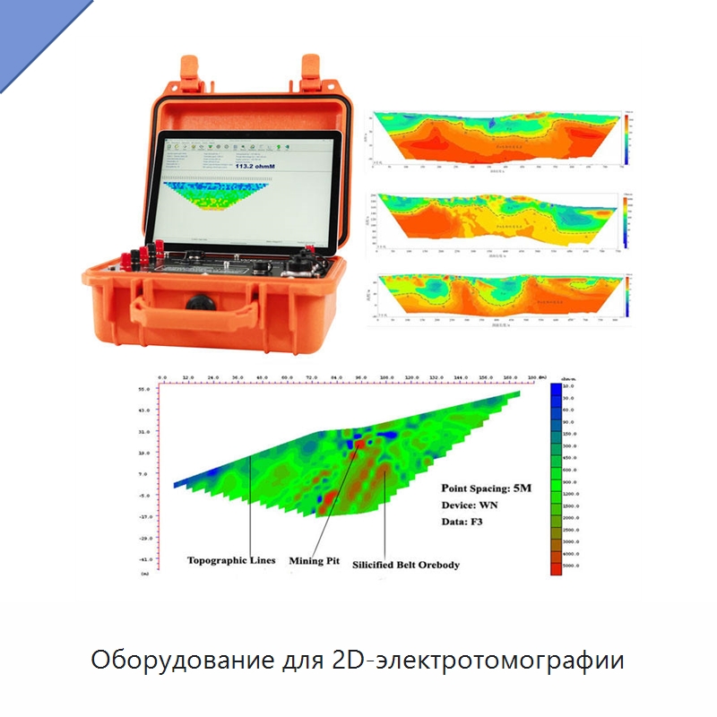 Оборудование для 2D-электротомографии — Испытательное оборудование