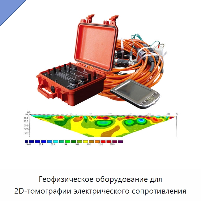 Геофизическое оборудование для 2D-томографии электрического сопротивления — Испытательное оборудование