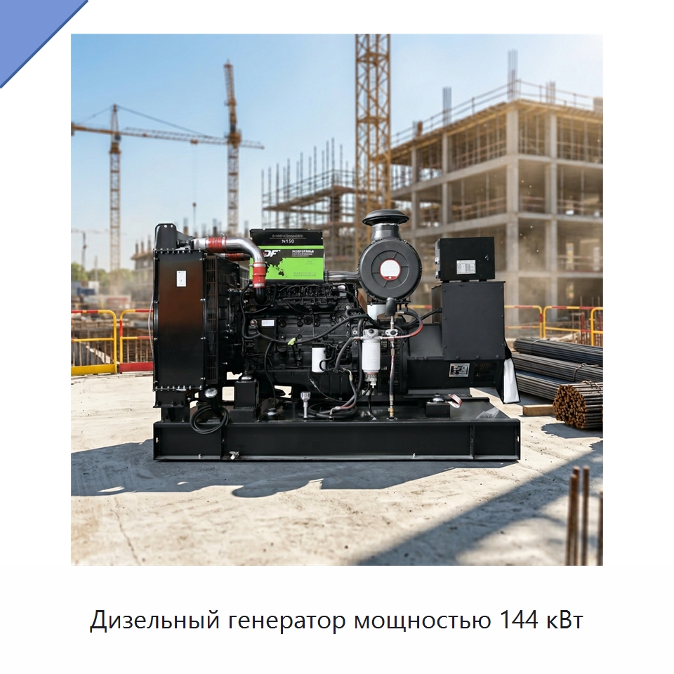 Дизельный генератор мощностью 144 кВт — Дизельные генераторы