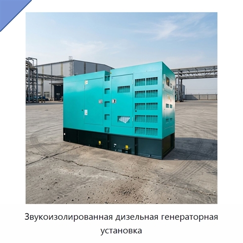 Звукоизолированная дизельная генераторная установка