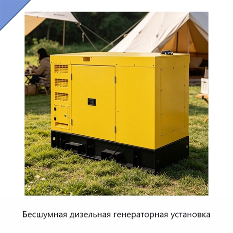 Бесшумная дизельная генераторная установка
