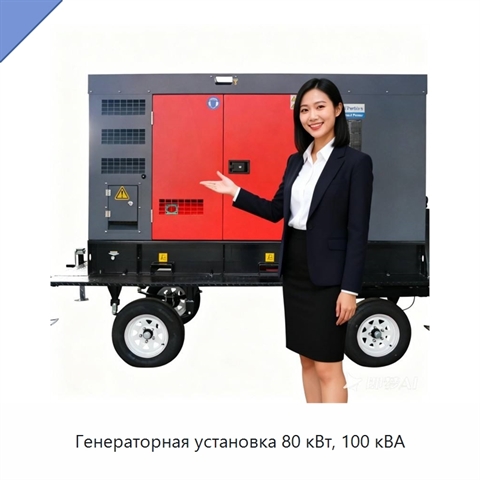 Генераторная установка 80 кВт, 100 кВА