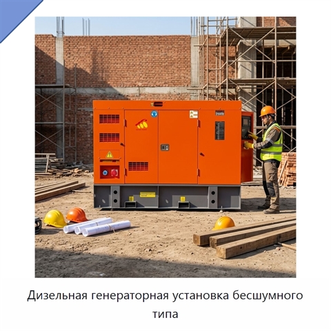 Дизельная генераторная установка бесшумного типа