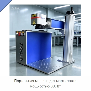 Портальная машина для маркировки мощностью 300 Вт