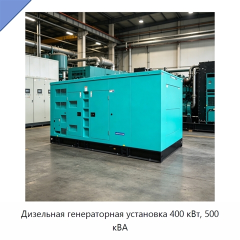 Дизельная генераторная установка 400 кВт, 500 кВА