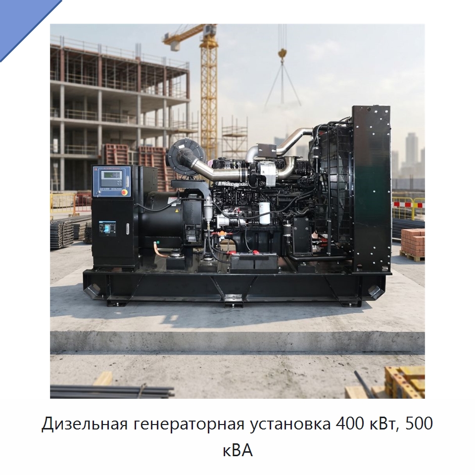 Дизельная генераторная установка 400 кВт, 500 кВА — Дизельные генераторы
