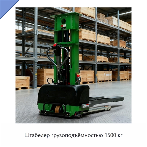 Штабелер грузоподъёмностью 1500 кг
