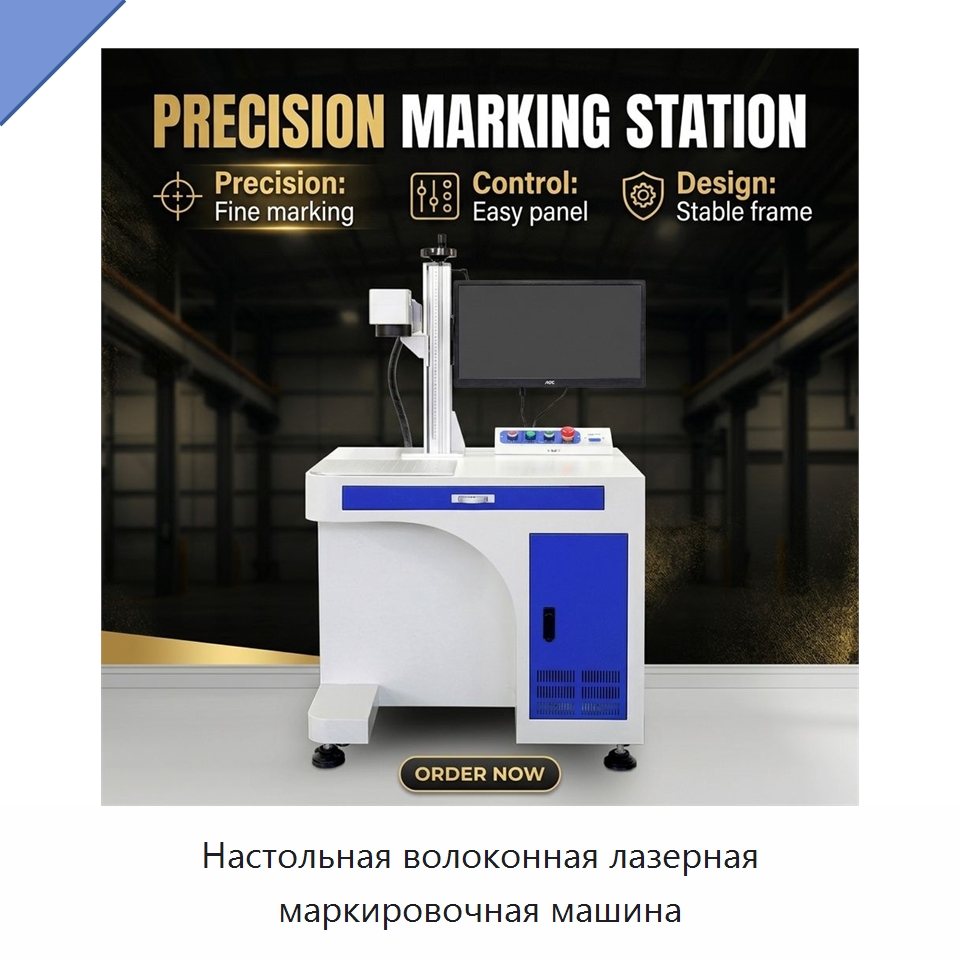 Настольная волоконная лазерная маркировочная машина — Лазерные маркировочные станки